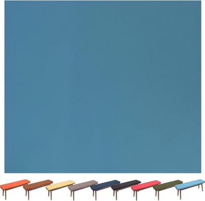 Bankkussen Waterdicht - Zitkussen Outdoor - Terras Comfort - Schuim Hoge Dichtheid - 180x60x5 cm - Meerblauw