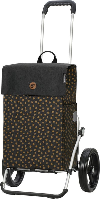 Andersen SHOPPER MANUFAKTUR Boodschappentrolley Royal Shopper Fita Black Donkergrijs 111cm