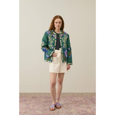 Louise Misha Jacket Nelie Tuscan Green Maat: 44 | Jassen Outlet | Dames | Groen