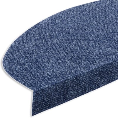 Trapmatten voor Binnen - Zelfklevende Trapbescherming, 15 Stuks, Halfrond, Blauw
