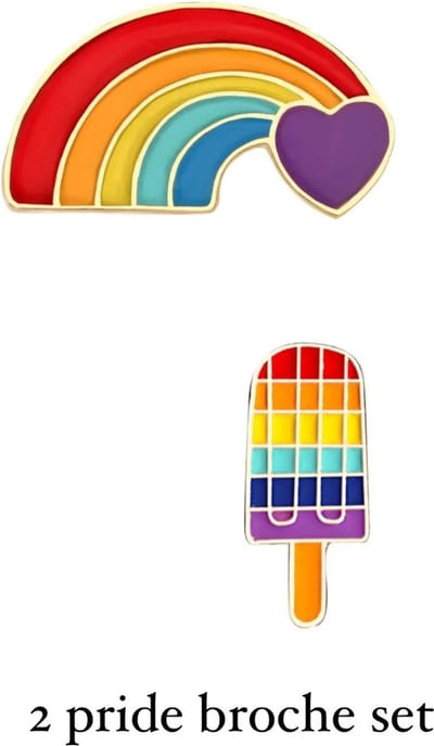 Akyol - Pride broche - LGBT BROCHE - GAYPRIDE BROCHE -gay pride pride vlag - regenboog broche - Regenboog - Pride - pride kledingspeld - Gay - lesbian - trans - cadeau - feestdag - verassing - equality - gelijk - lgbt - broche pride -broch regenboog