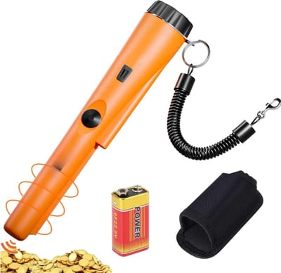 Krachtige Pinpointer Metaal Detector – Pinpointer Waterdicht – Metaaldetector voor Volwassenen en Kinderen - Extra Krachtig - Oranje