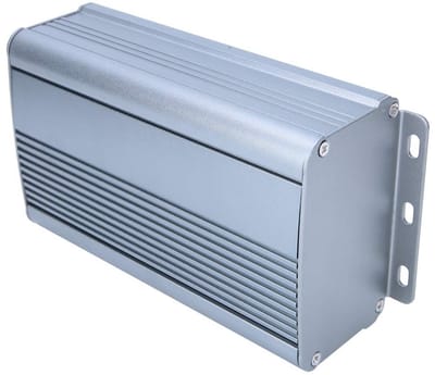 Dailygoody - Aluminium koelbehuizing - Behuizing voor elektronisch instrument - Frosted Grey - Projectdoos 55 x 95 x 150 mm - Geschikt voor diverse to..