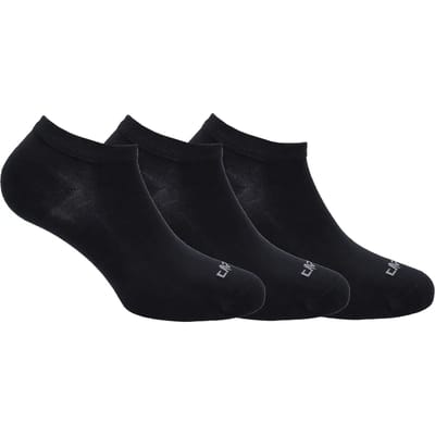 CMP - Sneakersokken - 3-Pack - Zwart - Viscose - Maat 39-42