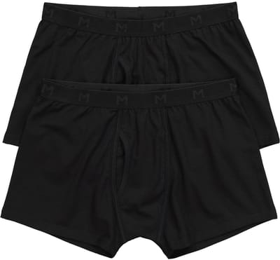 Men Plus - Heren - Heupbroek FLEXLASTIC® buikfit set van 2 onderbroek - Zwart - Maat 6XL