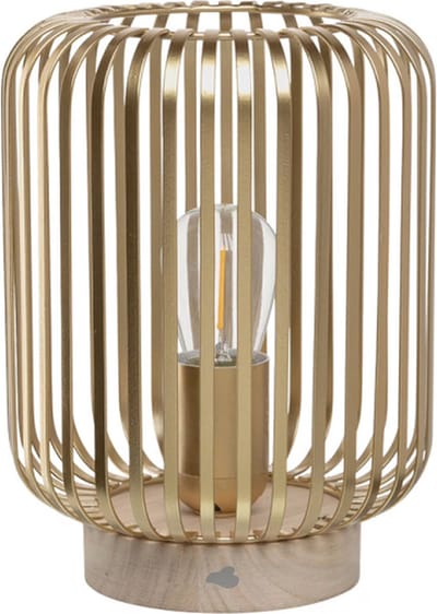 Leonardo Autentico Lantaarn Met Ledverlichting Goud 22 cm