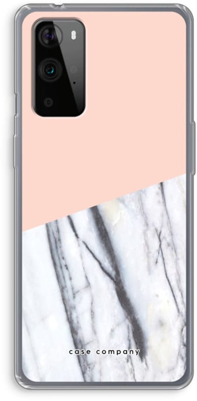 Case Company® - Hoesje geschikt voor OnePlus 9 Pro hoesje - A touch of peach - Soft Cover Telefoonhoesje - Bescherming aan alle Kanten en Schermrand