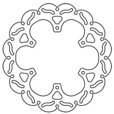 Remschijf TRW MST350RAC, 1 Stuk
