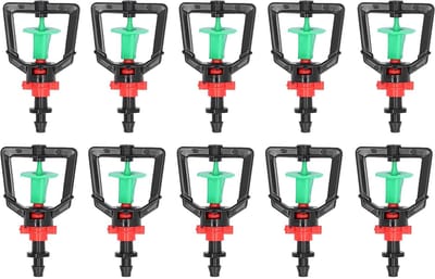 Dailygoods- Sproeikop Roterend 360 Graden - Sproeier Tuin - Planten Sproeier - Irrigatie - Waterbesparend - Vernevelingswatermisteffect