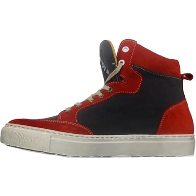 Motor sneakers van armalith-stof en leer Helstons kobe
