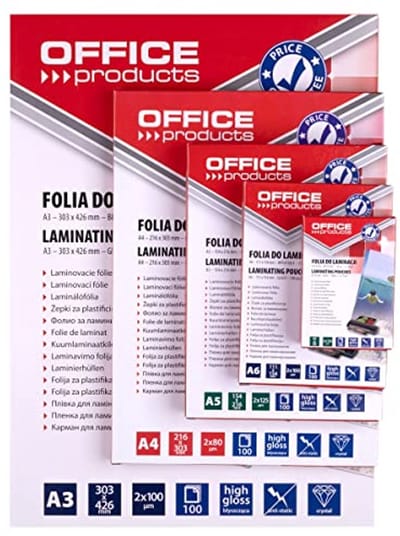 Lamineren Folie A6 2x80µm - 100 Stuks - Transparant