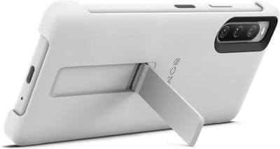 Sony Xperia 10 IV 5G Stand Cover (XQZCBCCH.ROW) szary