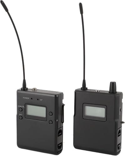 Draadloos Tourgids Systeem - Gids Systeem Audio Systeem - Groepscommunicatie - Anti-interferentie - 100 meter bereik - Zwart