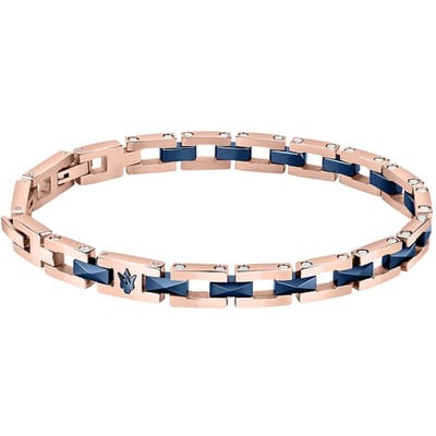 Maserati Jewels roestvrij staal en keramische armband JM422ATZ15 - voor heren beige