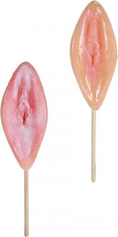 CSG B.V. Zoete lolly vagina - Aardbeiensmaak voor vrijgezellenfeest