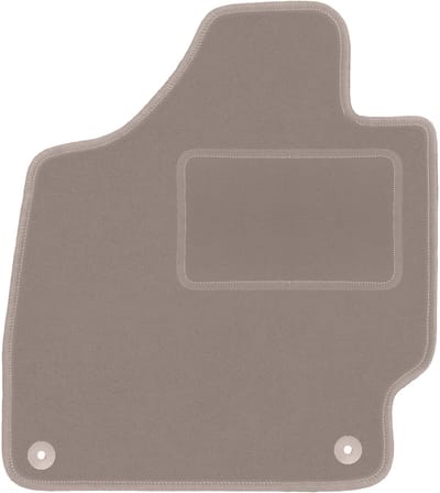 Beige bestuurdersmat voor: Audi TT II 8J cabrio, roadster, coupé (2006-2014)