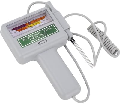 Dailygoods - pH Tester - Waterkwaliteit - Eenvoudig te gebruiken - Compact formaat - Chloor testkit - Voor zwembad en kuuroord