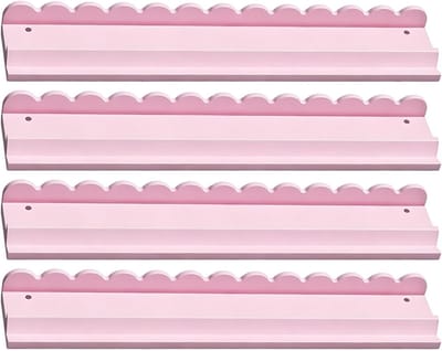 Mahjong Standaard - Houten Rekken - Spel Genieten - Magnetische Schuivers - 4 Delig - Roze