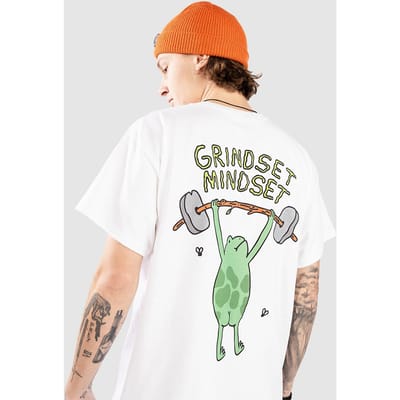 A.LAB Grindset Mindset T-Shirt wit