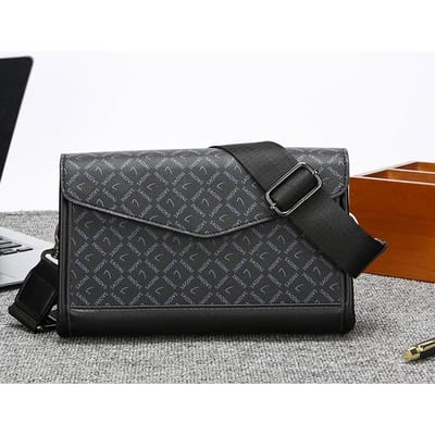 Mode Herentas Schoudertas Hoge Kwaliteit PU Leer Heren Messenger Bag Stijlvol Elegant Stijl Ontwerp Heren Crossbody Tas 24cmX16cmX6cm