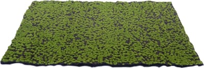 My Village | Mosmat kunst groenbruin | 70x50cm