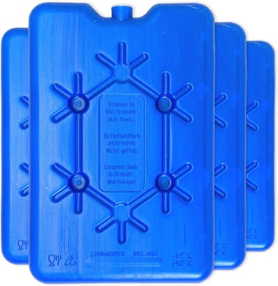 Koelelementen voor Koeltas - Hoge Koelcapaciteit - 4 Stuks 200 ml - Plat Design - Blauw