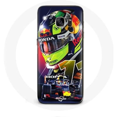 Samsung Galaxy s7 hoesje Formule 1 Sergio Pérez F1 autocoureur