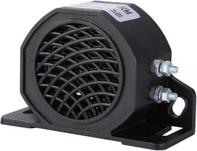 Cosensi - Dailygoods - Slakkenhoorn 105 dB - Universeel Backup Waarschuwingsalarm - Auto en Vrachtwagen - 12-80V - Achteruitrijzoemer