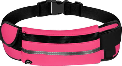 New Age Devi - Heuptas - waterproof, smartphone-riem en fleshouder in één - Roze!