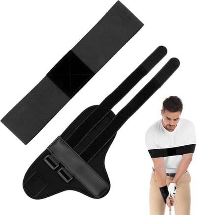 2 Pcs Golf Swing Polssteun en Armband Trainingshulpmiddel, Polsbrace Hinge Trainer en Grip Trainer voor Beginners met Houdingscorrectie en Verbetering van Golftechniek