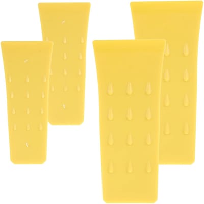 Houthakken Wiggen - Boomkap Gereedschap - Veilig Hout Zagen - Weerbestendig Stabiel - 20x9x3cm Set - Geel