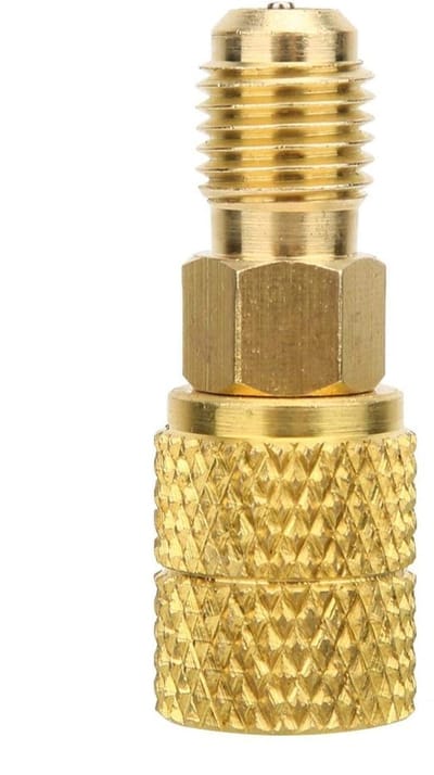 Dailygoods - R410A Koelmiddel Adapter 5/16 inch SAE Vrouwelijk naar 1/4 Inch SAE Mannelijk voor Airco's HVAC