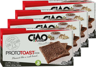 CiaoCarb | Prototoast Cacao | 4 stuks | 4 x 200g