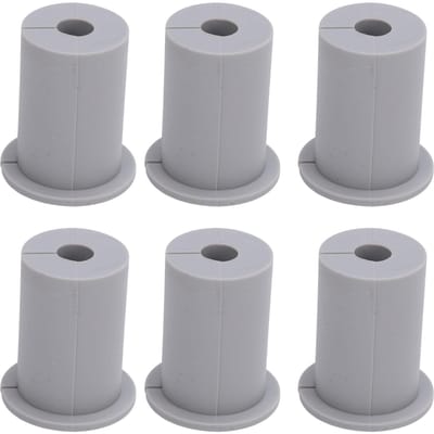 6 stuks Ethernet Kabelgeleidingskit Verbeterde Uitstraling Siliconen Kabel Muur Doorvoer Bus Grommet voor 1 Inch Muur