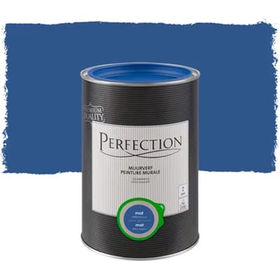 Perfection Ultradekkend Muurverf - Mat - Saffierblauw - 1l