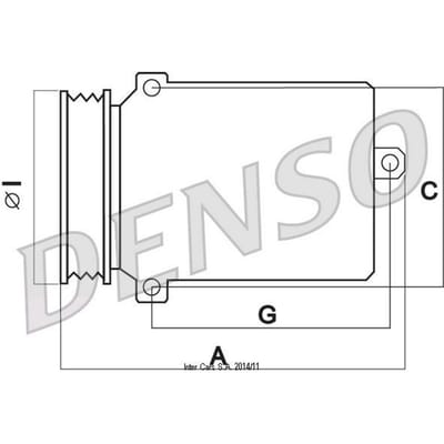 Compressor airconditioning DENSO DCP05062