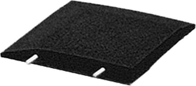 Rubber Hoekstuk rand Speelplaats Zwart - L vormige opsluitband - 40 x 40 cm