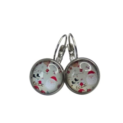2 Love it Cozy Kerst - Oorbellen - Stainless steel - Lengte 2,5 cm - Doorsnee 12 mm