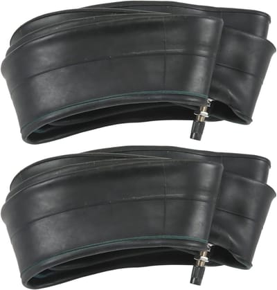 Akozon Motorfietsbandbinnenband, 2 Stuks 2,50‑17 Binnenband met Haakse Klepsteelvervanging voor Pit Dirt Trail Bike
