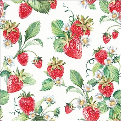 Lunch Servetten - Garden Strawberries
