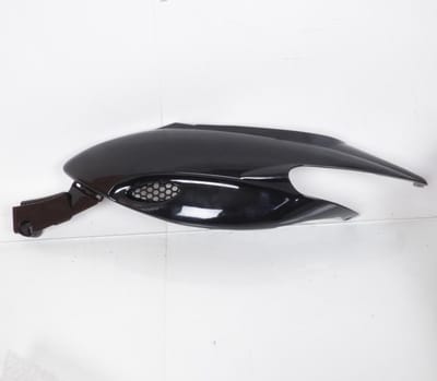 linker achterdeksel één voor gilera 50 stalker scooter 1997-2011 glanzend zwart nieuw