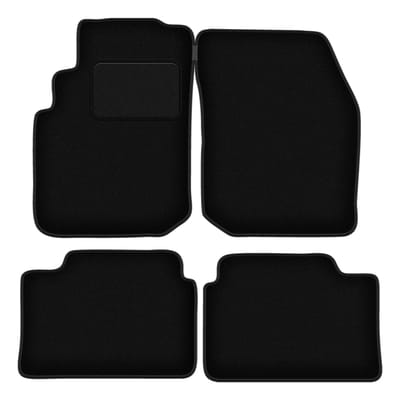 Zwarte veloursmatten voor: Nissan Primera P10 stationwagen, liftback, sedan (1990-1998)