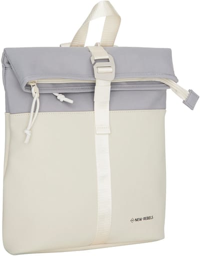 New Rebels Ferron - Los Angeles Rolltop Backpack Mini Beige