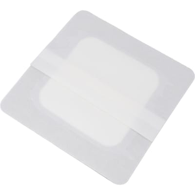 Pansements en mousse 6x6in Hydrocolloïde Escarre de décubitus Adhésif doux Produits de soin des plaies white