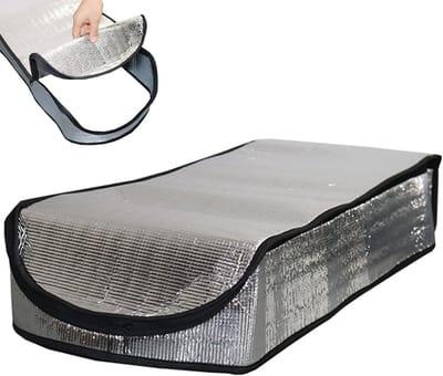 Zolderluik Isolatiehoes - Thermisch Paneel - Energie Besparen - Dubbelzijdig Aluminiumfolie - 635 x 137 cm