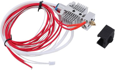 Dailygoods- Hotend Kit Vlamvertragende Siliconensok - 3D-printer Onderdelen - Verwarmingsblok - Thermistor - Eenvoudige Installatie - 1,5 Meter Kabel - 3D-printer Nozzle