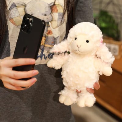 162230Cm Schattige Zachte Schapen Pluche Speelgoed Zachte Lammetjes Pluche Poppen Gevulde Schapen Pluche Baby Speelgoed Verjaardagscadeaus Voor Kinderen Woondecoratie 22cm wit