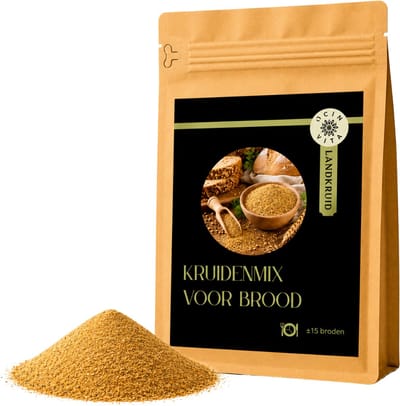 Broodkruiden Mix 100g – Kruiden voor Brood, Roggebrood, Meergranenbrood & Zuurdesembrood – Ocin Vita