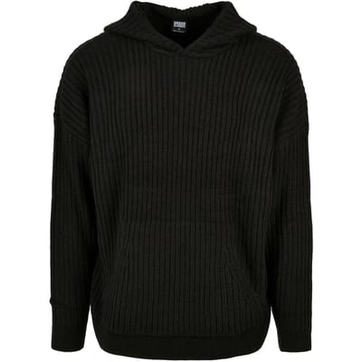 Urban Classics - Knitted Hoodie/trui - XL - Zwart