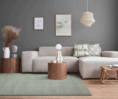 Moderne Pluizige Kortpolige Tapijt met Antislip en Bontlook - Wasbaar en Superzacht - 80 x 150 cm